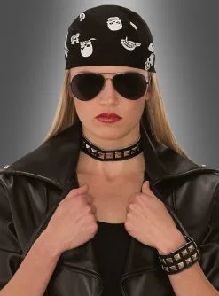 Rocker Zubehör Kostümset Damen