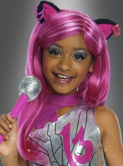 Catty Noir Perücke Pink Monster High
