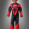 Spiderman Kostüm Schwarz-rot Kinder