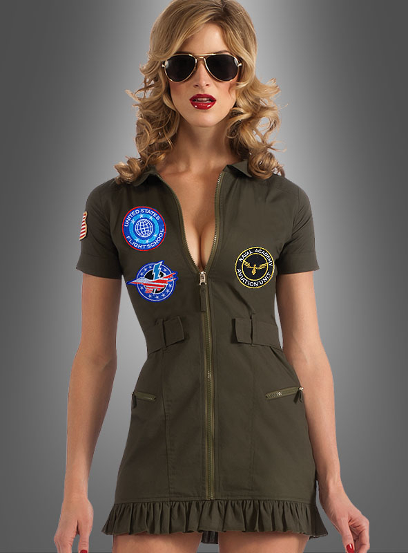 Top Gun Kleid Und Brille