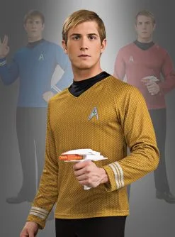 STAR TREK Film XI Shirt Gold Captain Kirk