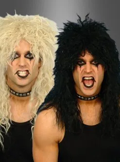 Langhaar Perücke Rocker Heavy Metal