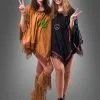 Wandelbarer Poncho Mit Fransen Hippie Indianer