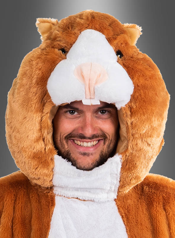 Plüsch Hamsterkopf Maskenset