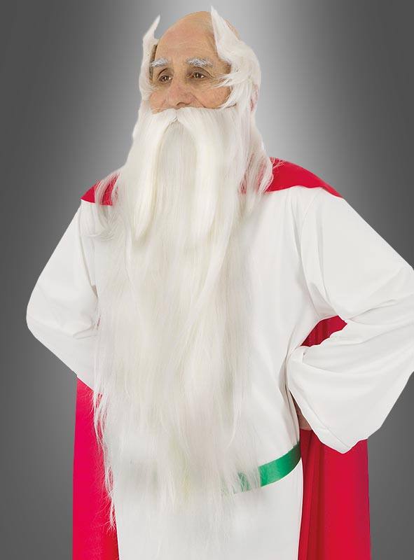 Miraculix Bart Mit Perücke Aus Asterix Lizenz