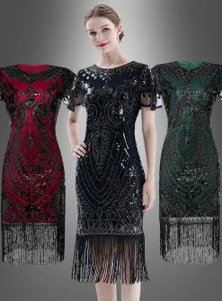 Kurzarm 20er Jahre Kleid Grace