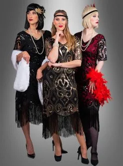 Halbarm 20er Jahre Retro Kleid Francis