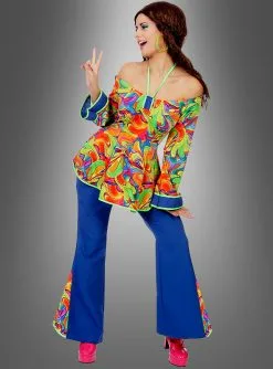 Buntes Hippie Outfit Für Damen