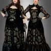 Luxus Gothic Kleid