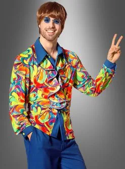 Schlagerparty Hemd Bunt