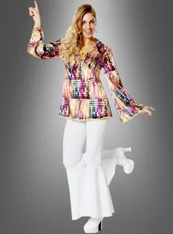 Disco Bluse Schlagerstar