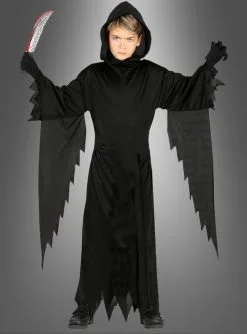 Schwarze Kapuzenrobe Für Kinder