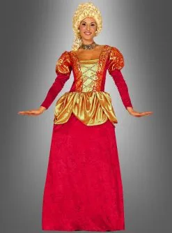 Rotes Barockkleid Baronin