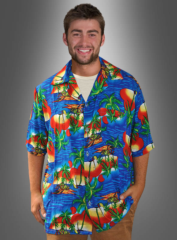 Buntes Hemd Südseetraum