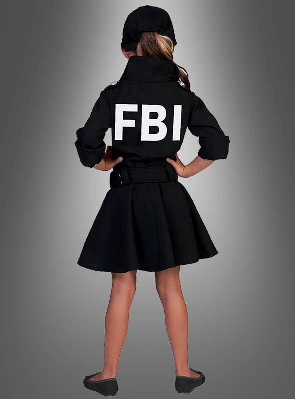 FBI Uniform Kleid Für Mädchen – Bild 2