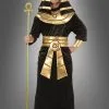 Pharao Kostüm Amun Schwarz-gold