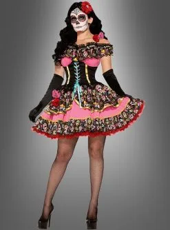 Geisterfrau Senorita Kleid Tag Der Toten