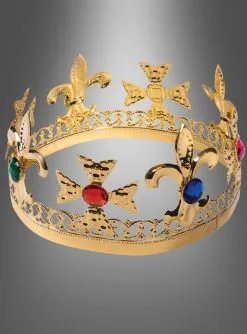 Königskrone Aus Metall In Gold