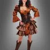 Steampunk Samtkleid