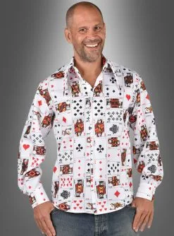 Casino Hemd Kartenspiel Herren