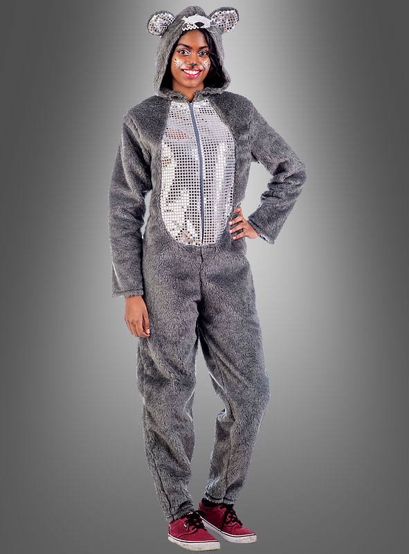 Graues Discomaus Kostüm Mit Pailletten