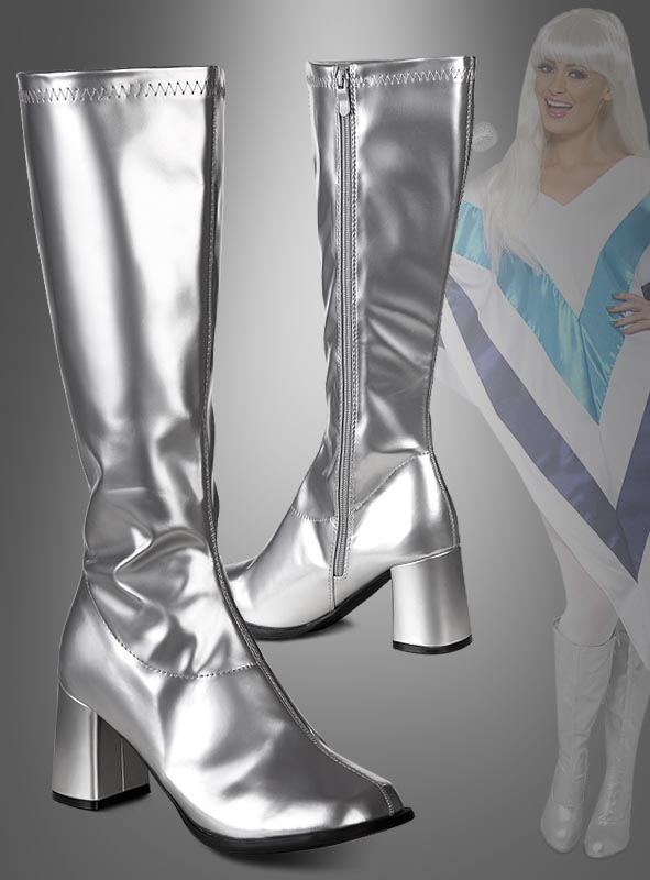 Silberne Stiefel Für Damen