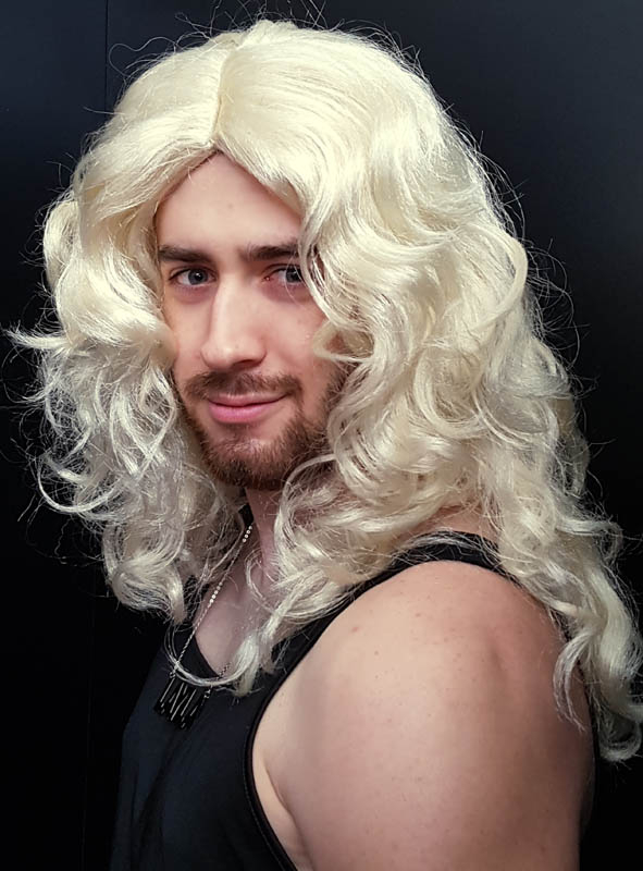 Layla Perücke Blond Mit Locken – Bild 2