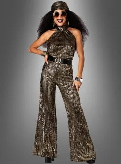 70er Jahre Disco Zweiteiler Gold Fever