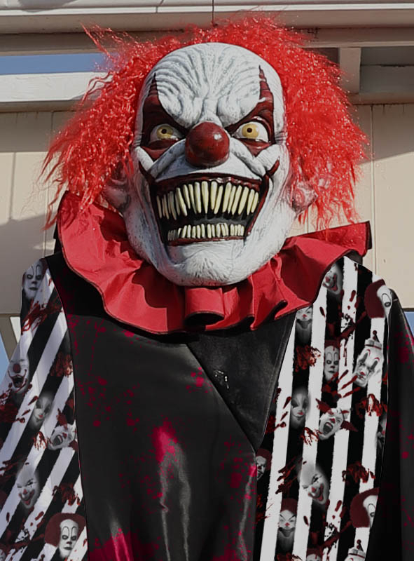 Gigantischer Horrorclown Kostüm Oder Deko Ca. 240 Cm – Bild 3