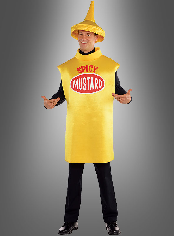 Senf Flaschenkostüm