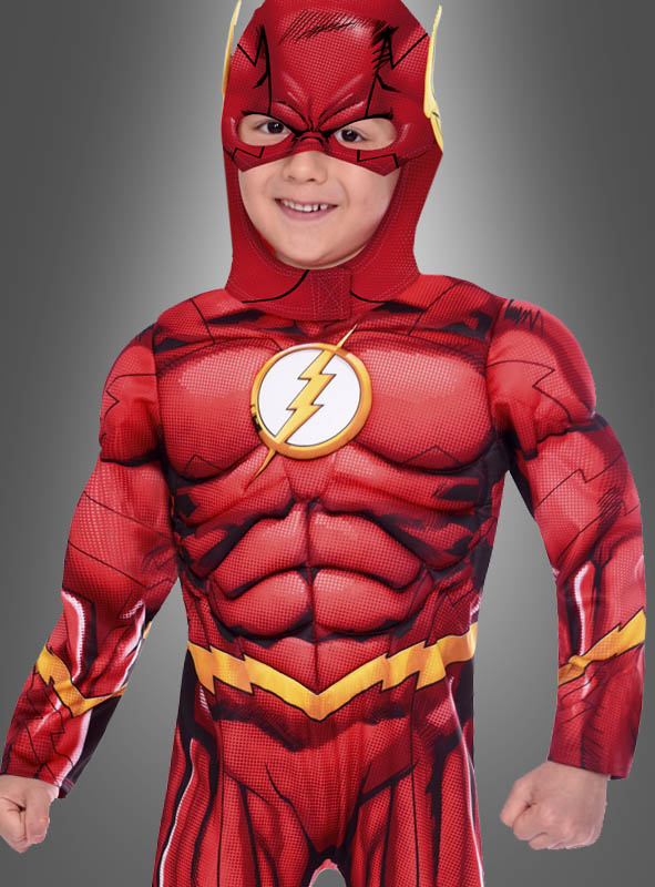 Flash Kostüm Mit Muskeln Für Kinder – Bild 2