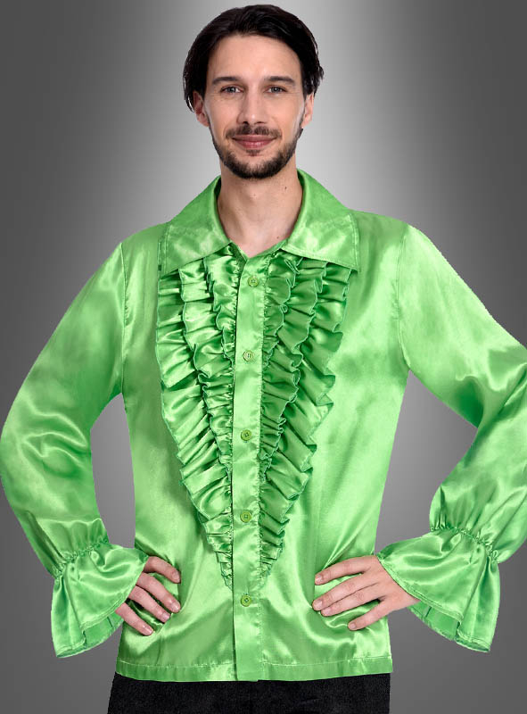 Retro 70er Rüschenhemd Schlagerstar – Bild 3