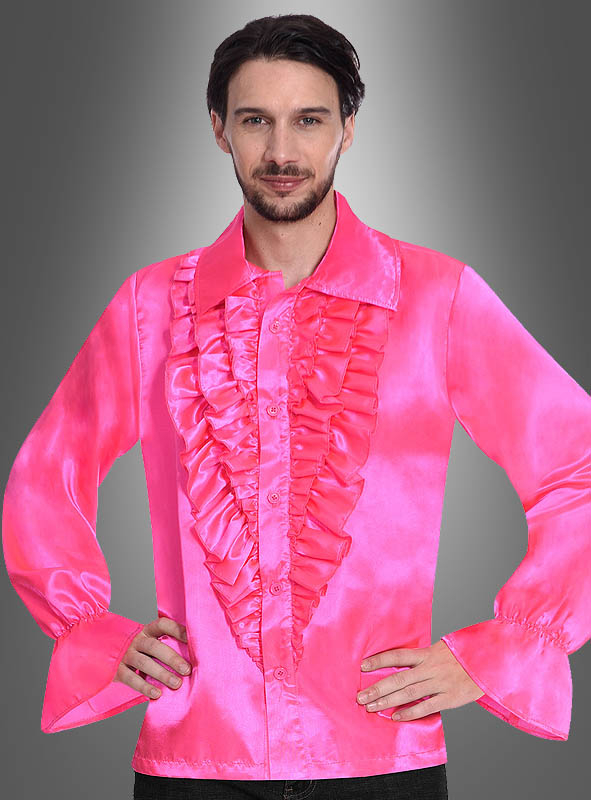 Retro 70er Rüschenhemd Schlagerstar – Bild 4