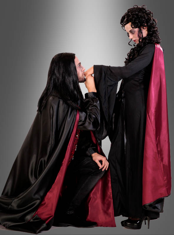 Deluxe Cape Für Damen Und Herren Schwarz Rot – Bild 3