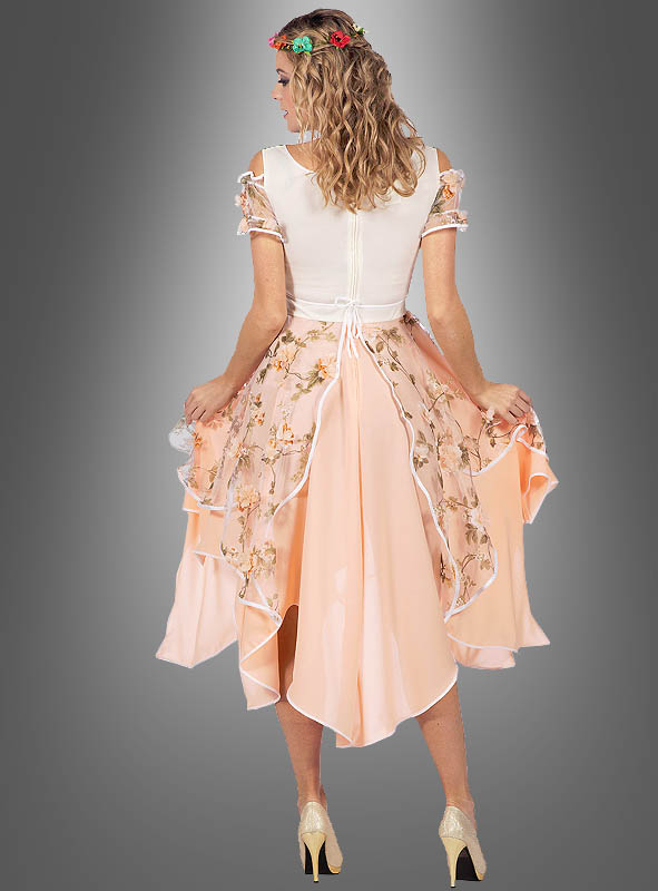 Bezauberndes Blumenfee Kleid Mit Blüten – Bild 2