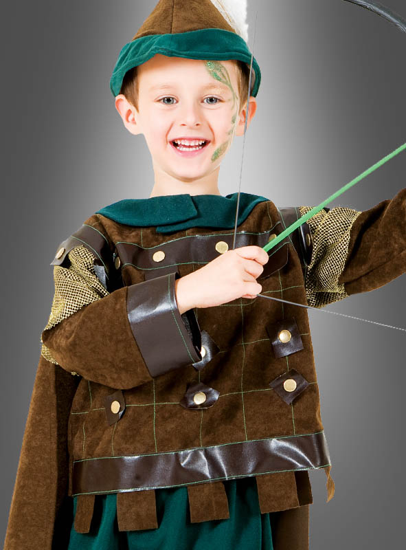 Robin Hood Deluxe Kinderkostüm Mit Bogen – Bild 2