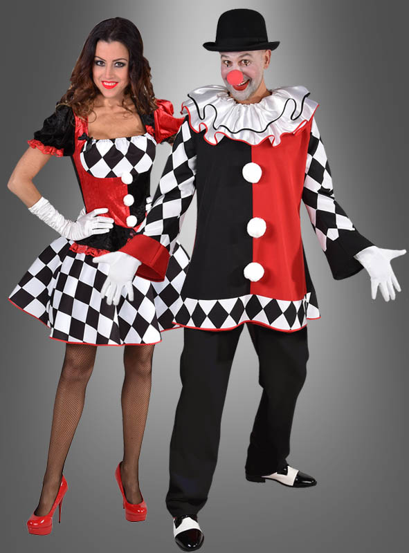 Deluxe Harlekin Clown Oberteil – Bild 3