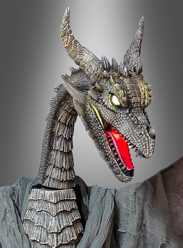 Gigantischer Drache Deko Animiert 187cm – Bild 2