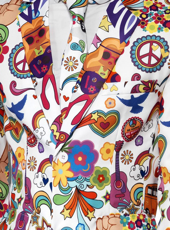 Bunter Anzug Hippie Style 3-teilig – Bild 4