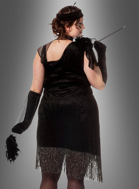 XXL Diva 20er Jahre Fransenkleid – Bild 3