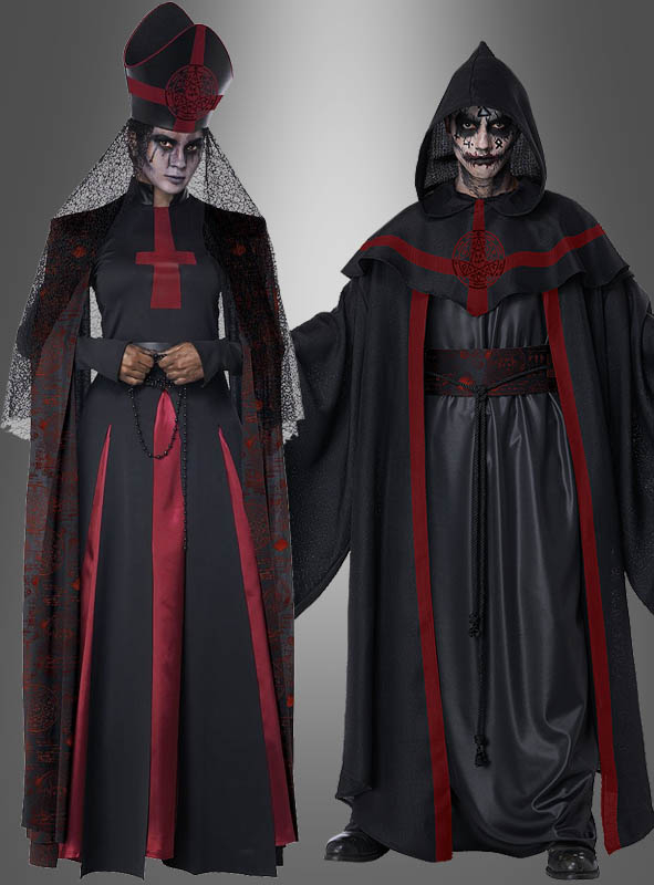 Dunkle Priesterin Halloween Kostüm – Bild 3