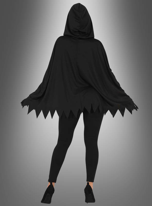 Skelett Poncho Halloween Kostüm – Bild 2