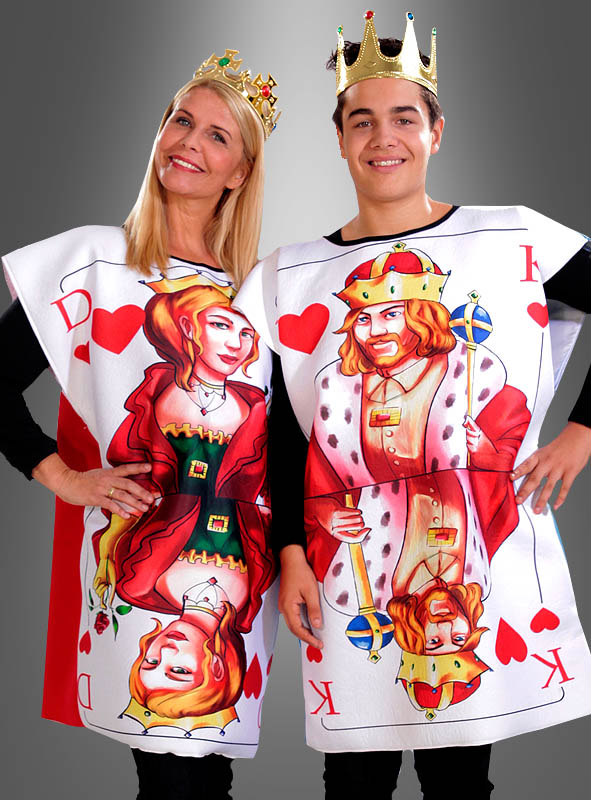 Kartenspiel Kostüm König Mit Krone – Bild 2