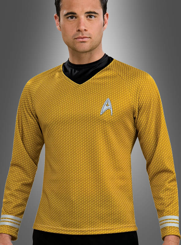 Star Trek Uniform Captain Kirk Shirt Gold – Bild 2