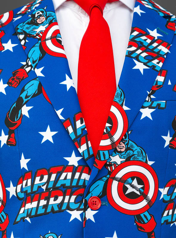 Deluxe Captain America OppoSuit Anzug – Bild 2