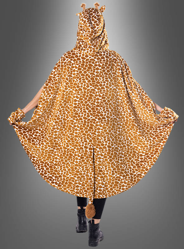 Plüsch Giraffe Poncho Mit Haarreif S-XXXL – Bild 2