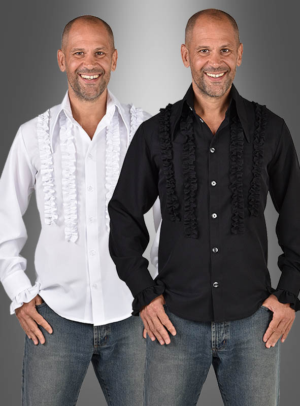 Schlagerparade 4-reihiges Rüschenhemd – Bild 2